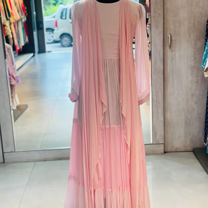 PURE CHINON LONG GOWN