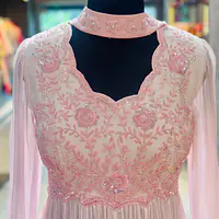 PURE CHINON LONG GOWN