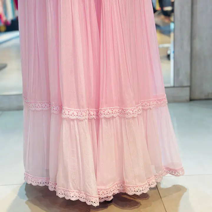 PURE CHINON LONG GOWN