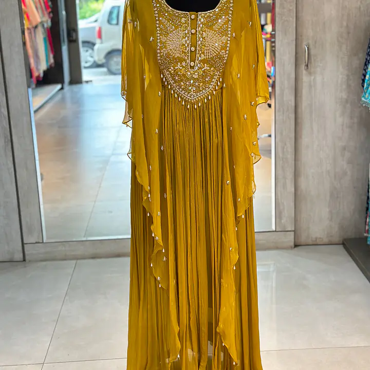 INDO-FUSION KAFTAN LONG GOWN - 38