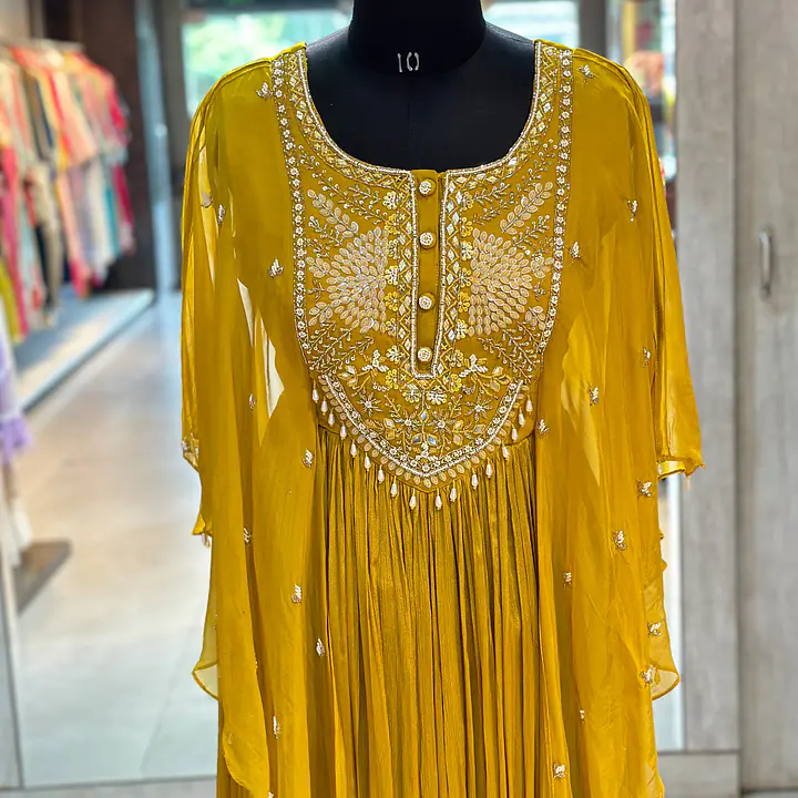 INDO-FUSION KAFTAN LONG GOWN - 40