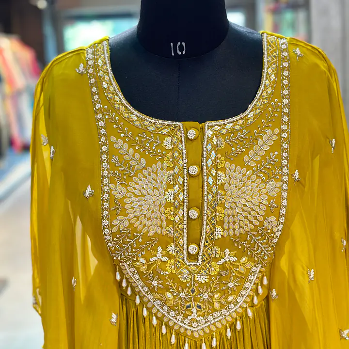INDO-FUSION KAFTAN LONG GOWN - 44