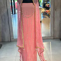 PURE ORGANZA HANDWORK SUIT SET - Default Title