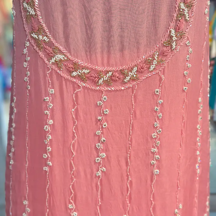 PURE ORGANZA HANDWORK SUIT SET
