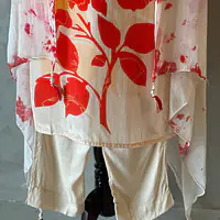 PURE MUSLIN STRAIGHT SUIT SET - 44