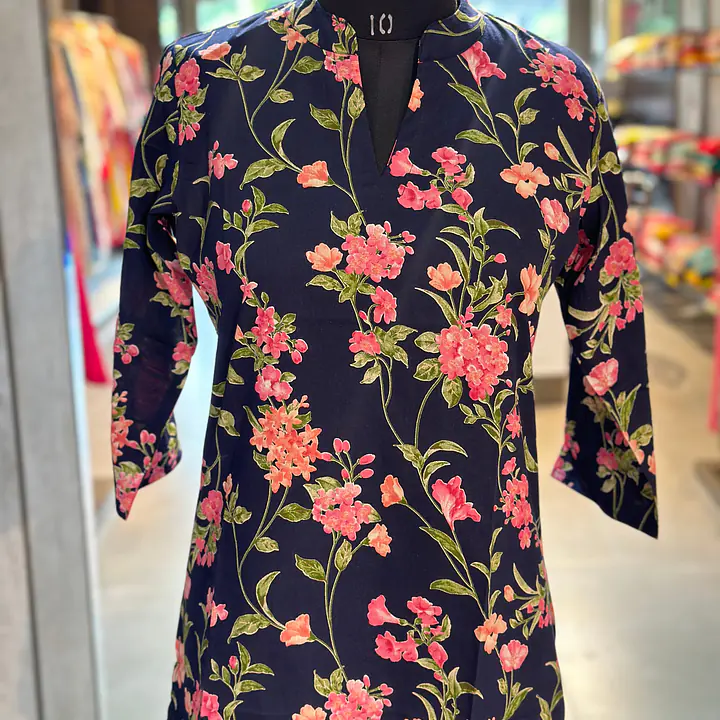 COTTON SHORT KURTI - 38