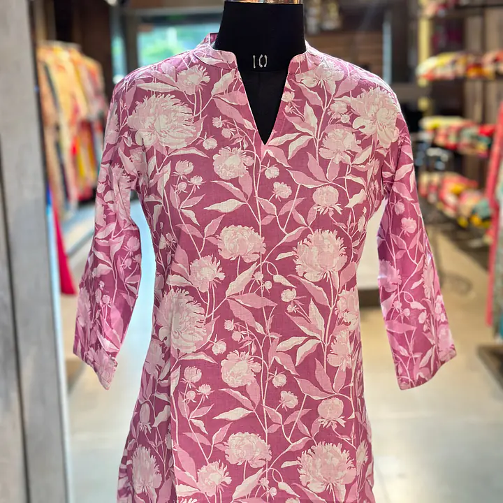 COTTON SHORT KURTI - 38