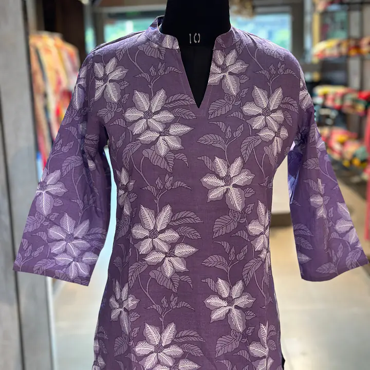 COTTON  SHORT KURTI - 36