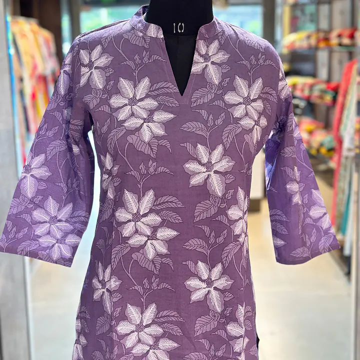 COTTON  SHORT KURTI - 38