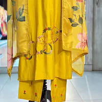 EMBROIDERED STRAIGHT SUIT SET