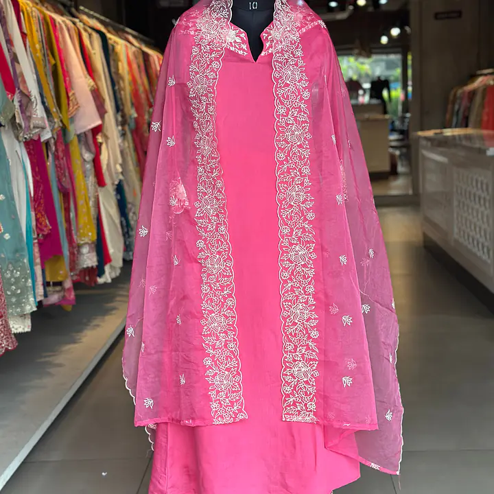 EMBROIDERED SUIT SET - 38