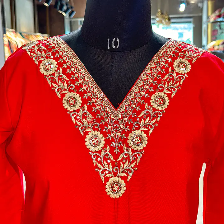 BANARASI STRAIGHT SUIT SET - 44