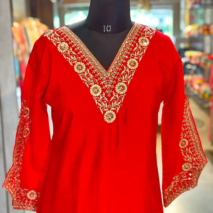 BANARASI STRAIGHT SUIT SET