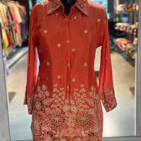 PURE CHINON HANDWORK CO-ORD SET - 42