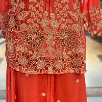 PURE CHINON HANDWORK CO-ORD SET