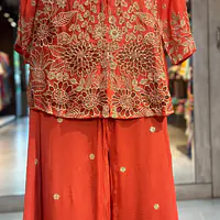 PURE CHINON HANDWORK CO-ORD SET