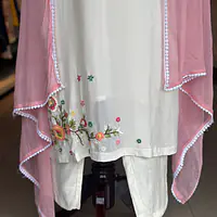 HAND EMBROIDERED STRAIGHT SUIT SET