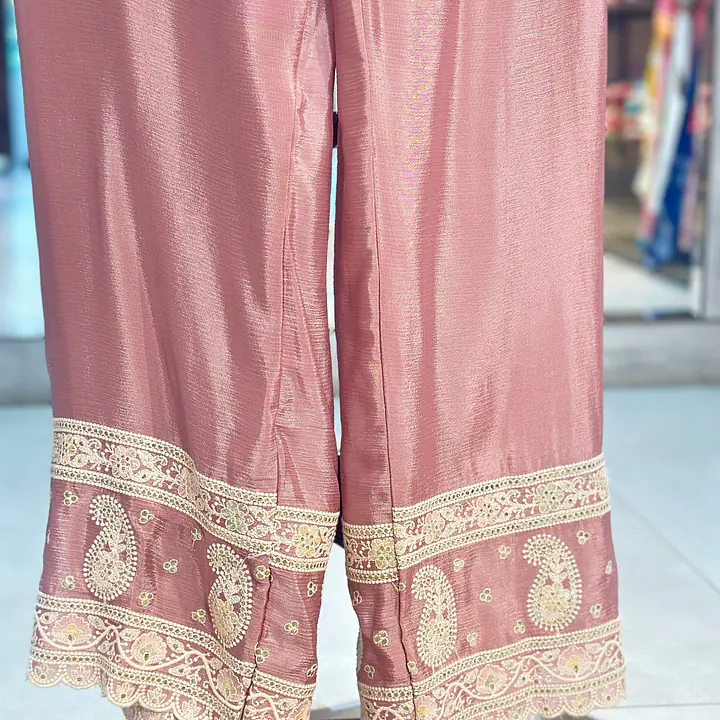 PURE CHINON HANDWORK CO-ORD SET