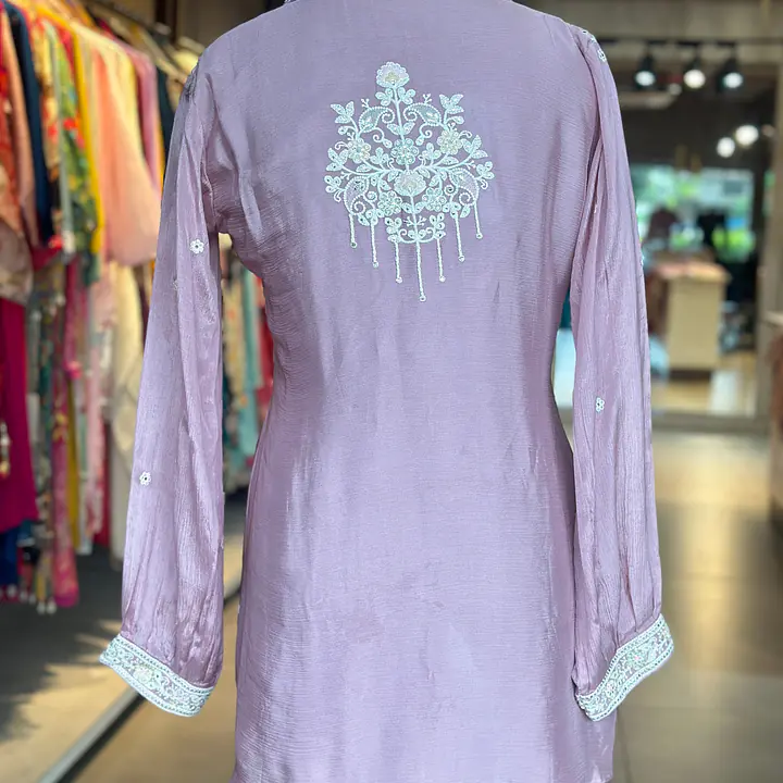 PURE CHINON HANDWORK CO-ORD SET