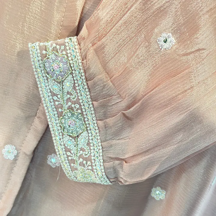 PURE CHINON HANDWORK CO-ORD SET