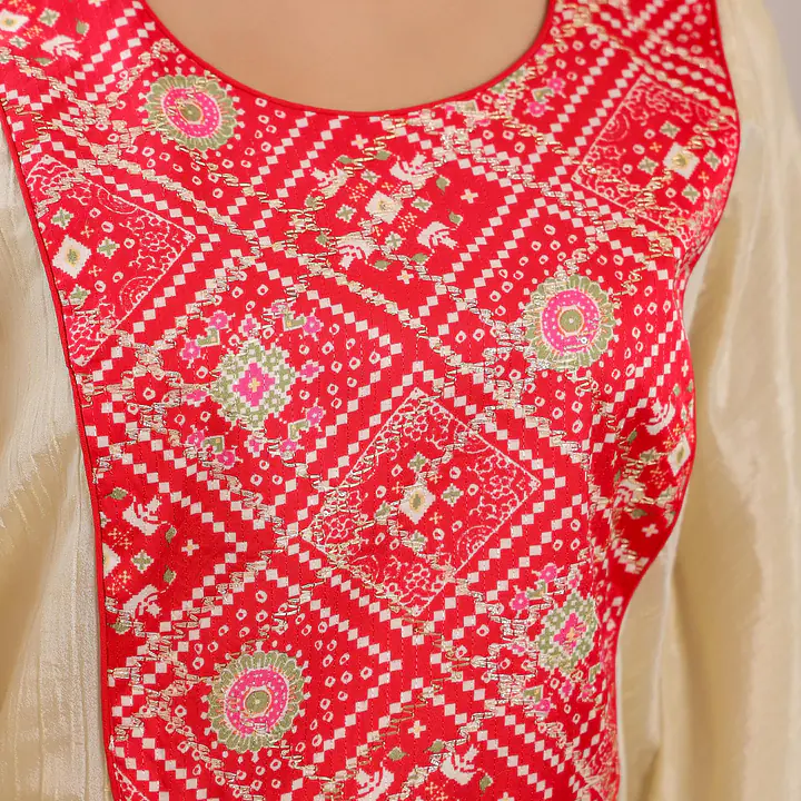 PURE ZARI TISSUE KAFTAN SET