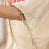PURE ZARI TISSUE KAFTAN SET