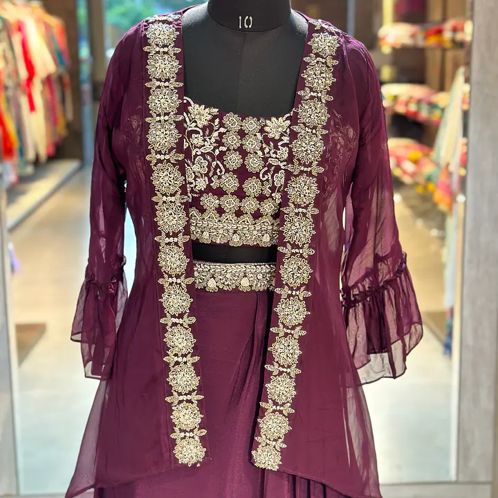 INDO FUSION THREE PIECE HANDWORK SET - 40