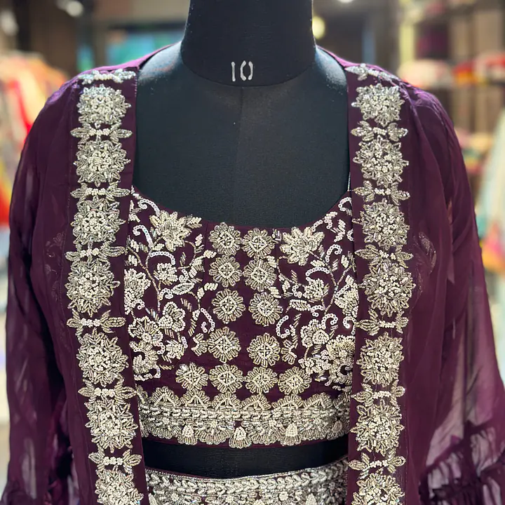 INDO FUSION THREE PIECE HANDWORK SET - 42