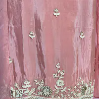 PURE ZARI TISSUE HANDWORK STRAIGHT SUIT SET
