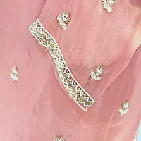 PURE ZARI TISSUE HANDWORK STRAIGHT SUIT SET