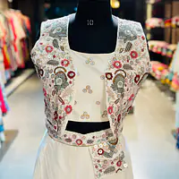 INDO-FUSION ZARDOSI HANDWORK JACKET SET