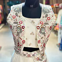 INDO-FUSION ZARDOSI HANDWORK JACKET SET