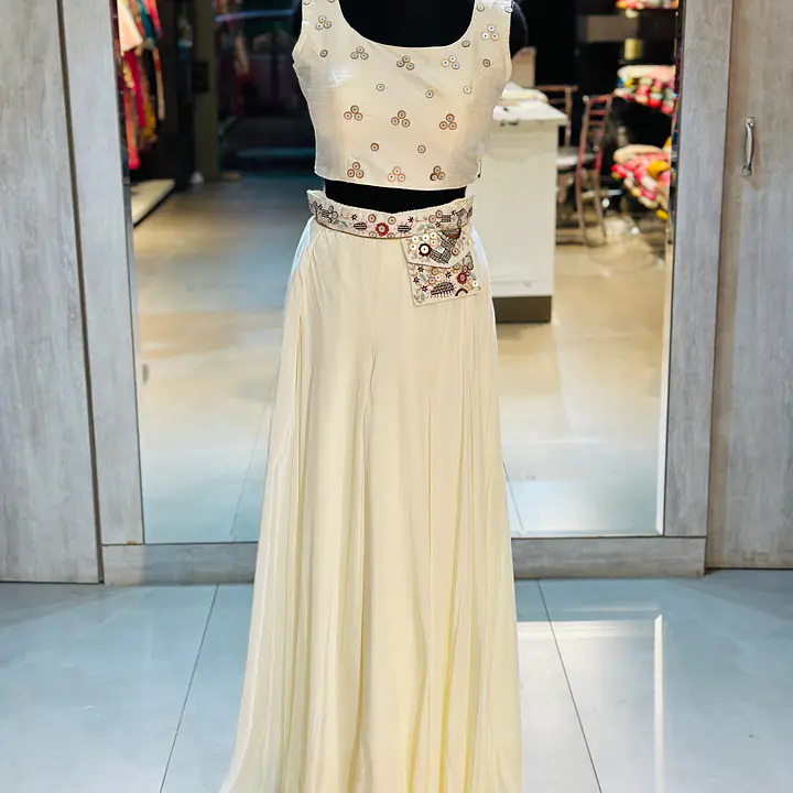 INDO-FUSION ZARDOSI HANDWORK JACKET SET