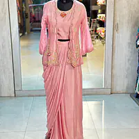 INDO-WESTERN JACKET SET - 40