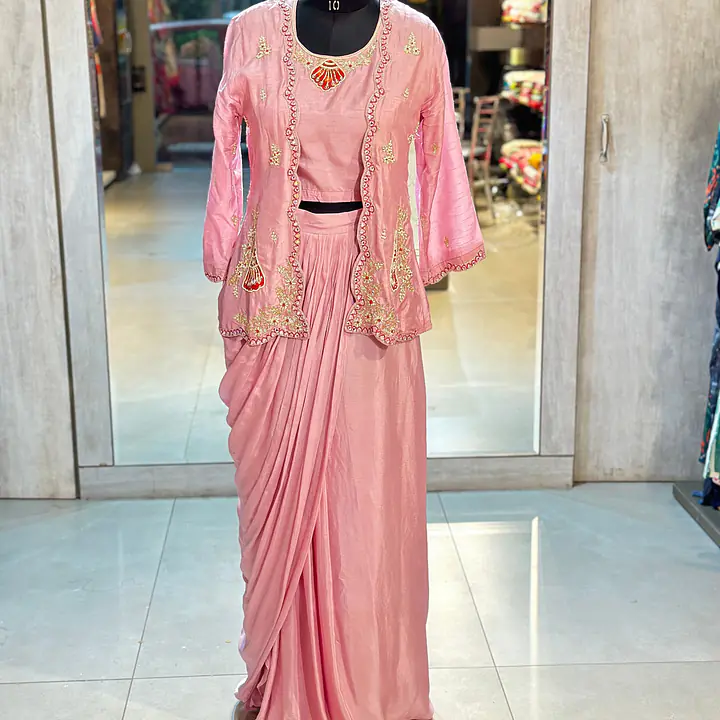 INDO-WESTERN JACKET SET - 40