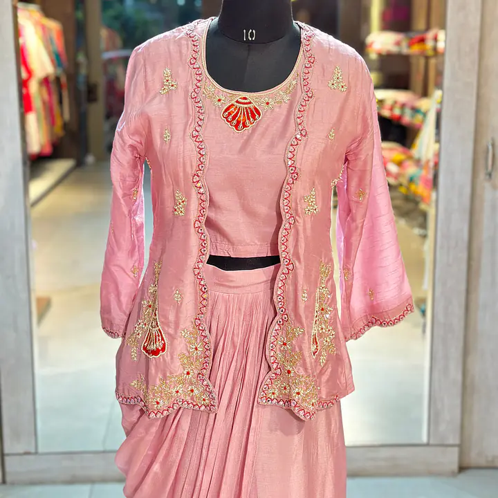 INDO-WESTERN JACKET SET