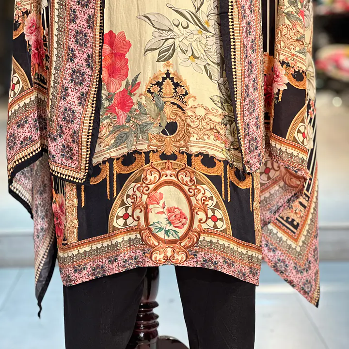 PAKISTANI STYLE MUSLIN SUIT SET
