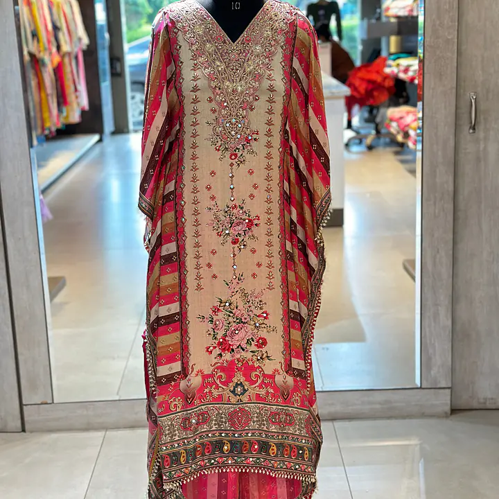 PURE CREPE KAFTAN SET - 38