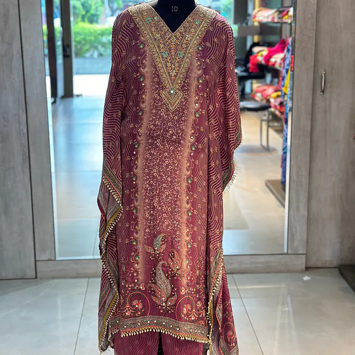 PURE CREPE KAFTAN SET - 38