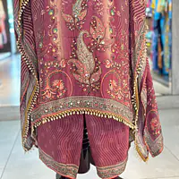 PURE CREPE KAFTAN SET - 42