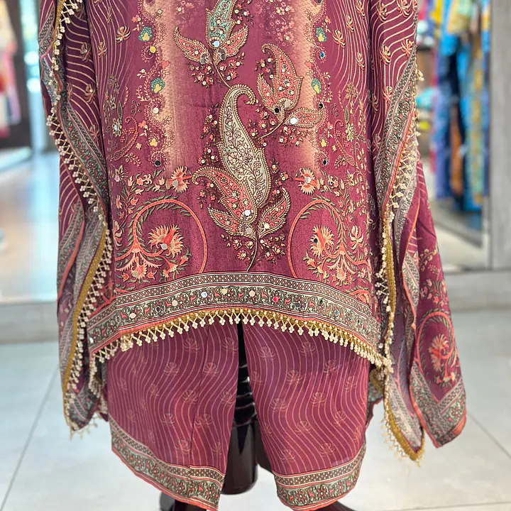 PURE CREPE KAFTAN SET - 42