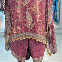 PURE CREPE KAFTAN SET - 44
