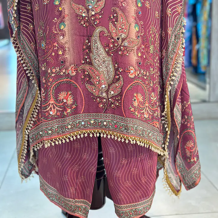 PURE CREPE KAFTAN SET - 44
