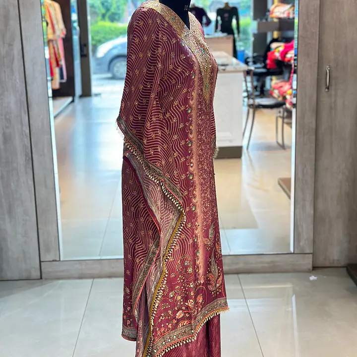 PURE CREPE KAFTAN SET