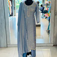 PURE ZARI TISSUE SUIT SET - 40