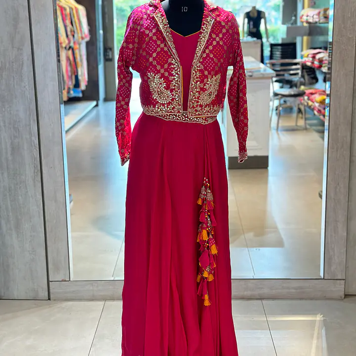 BHANDEJ INDO FUSION GOWN SET - 40