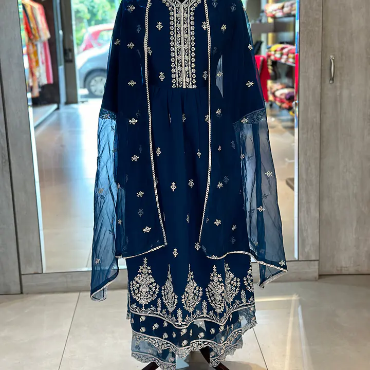 THERE PEICE ANARKALI SUIT SET - 38