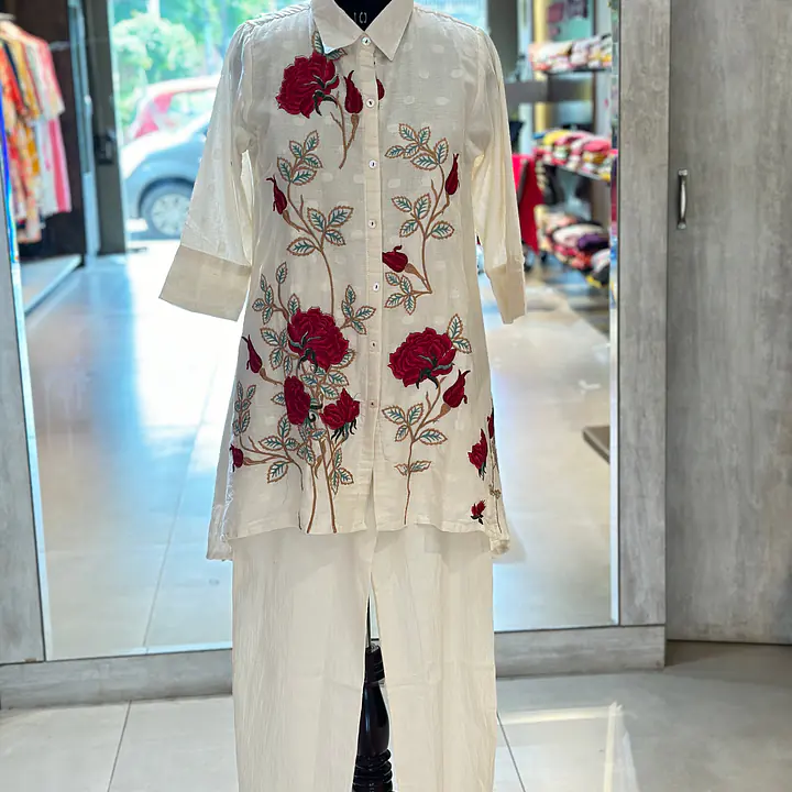 EMBROIDERED CO-ORD SET - 38