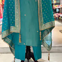PURE TISSUE HANDWORK SUIT SET
