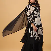 PURE MUSLIN PLAZO SET - 42